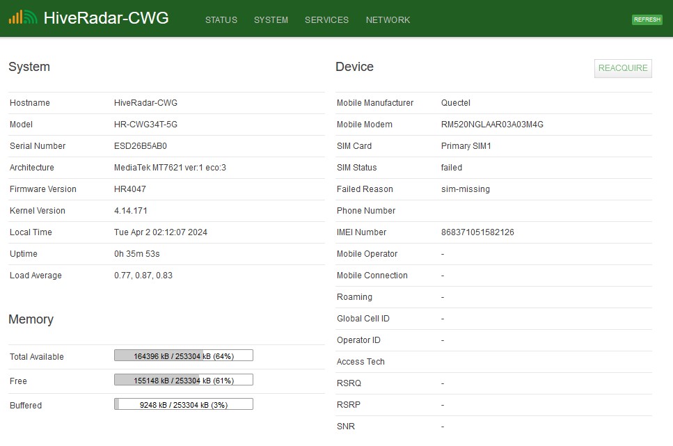 General Device Information